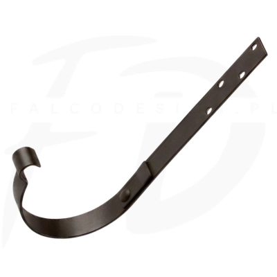 Hak nakrokwiowy L=160 Inguri 125 kolor ciemny brąz RAL 8019